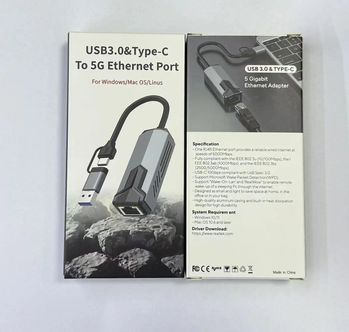 2.5G/5Gbps High Speed Wired Adapter