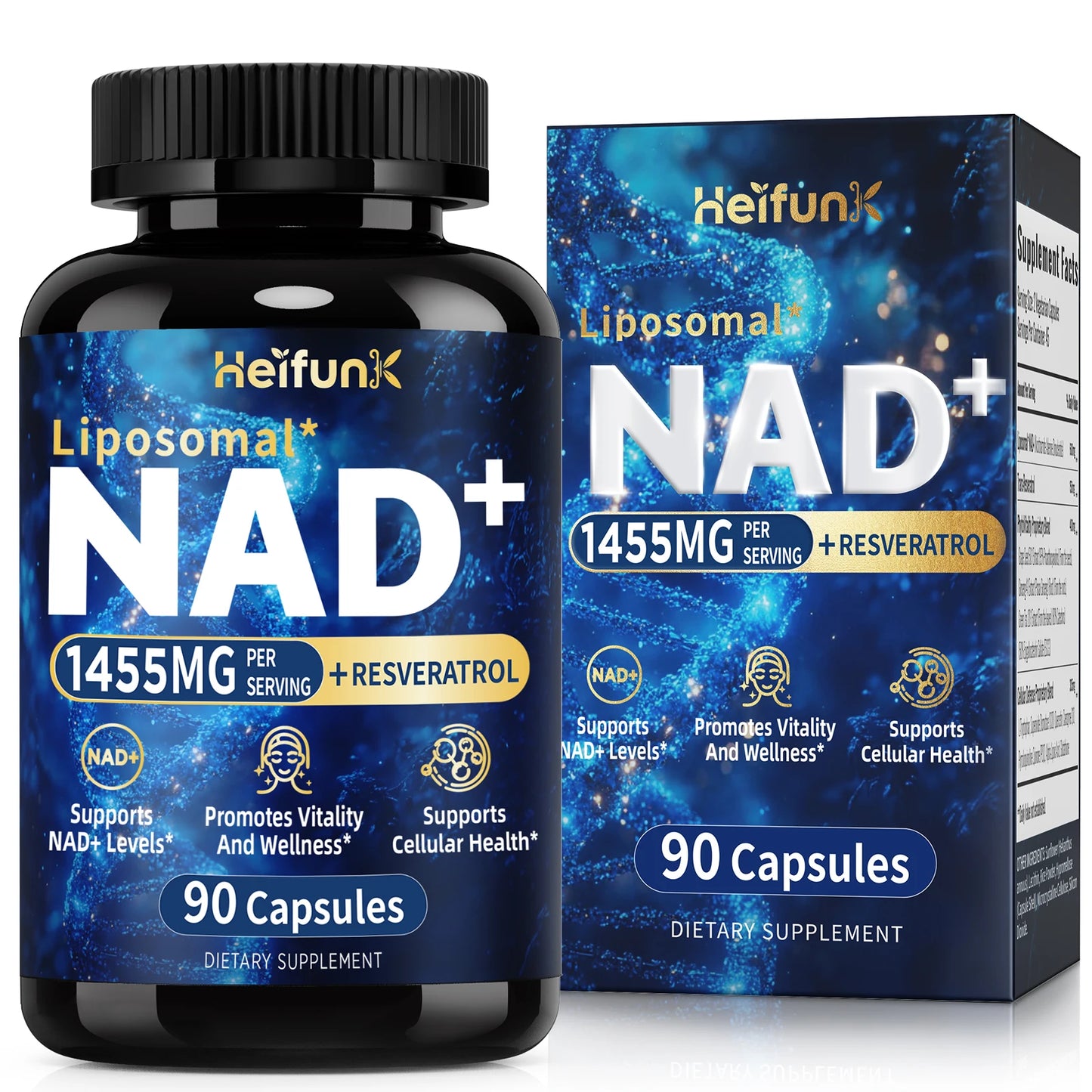 90 Capsules NAD+ Boost-with Resveratrol