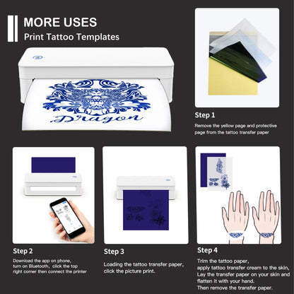 A4 Thermal Printer with Paper Tray