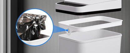 2 Pack 12L Bathroom Automatic Trash