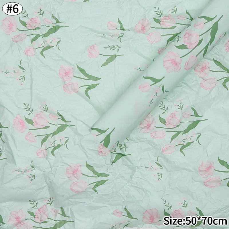 Flower Bouquet Wrapping Paper