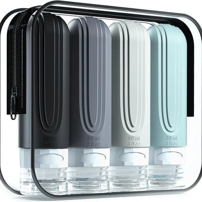 4 Pc/set Travel Bottles for Toiletries