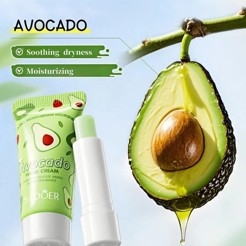 Avocado Hand Cream and Lip Balm