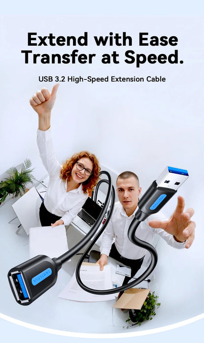 Male to Female USB extender Cable