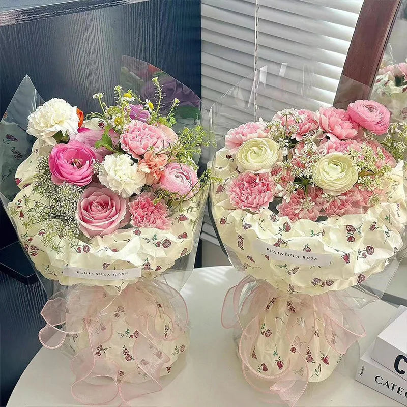 Flower Bouquet Wrapping Paper