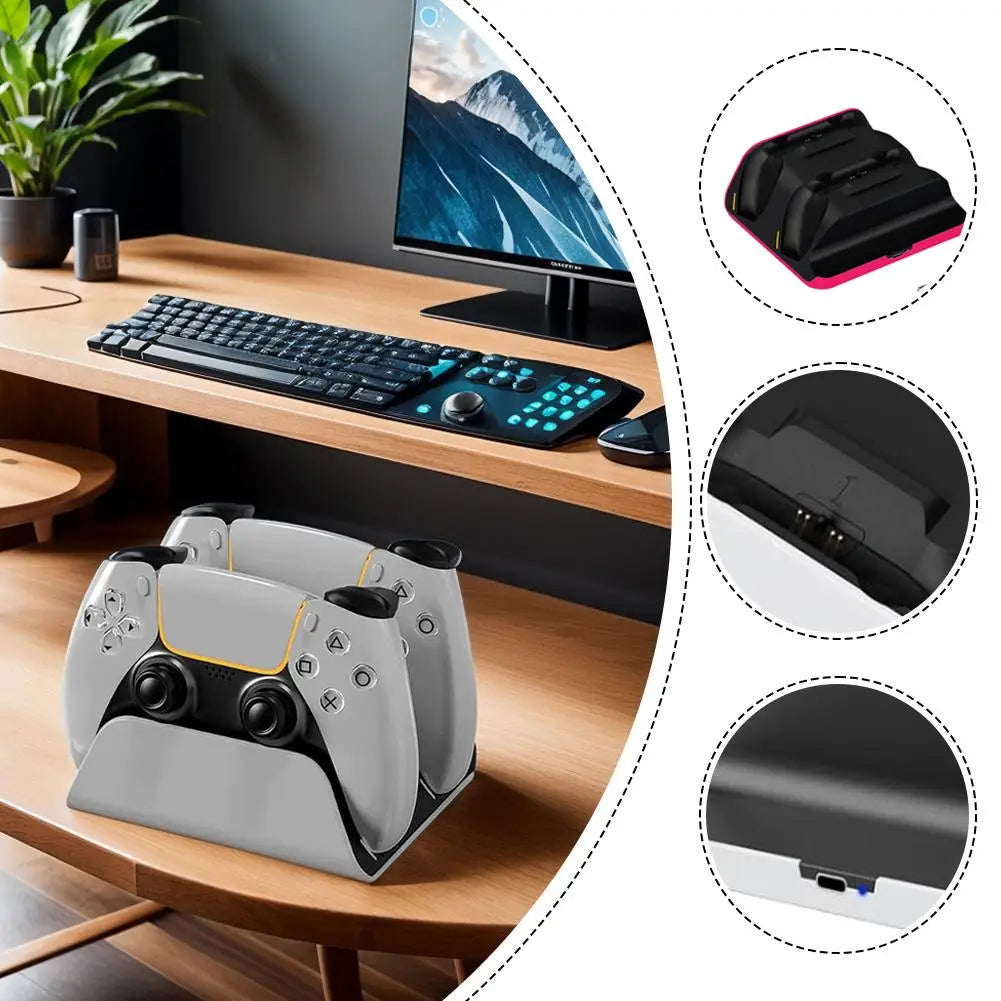 PS5 Slim Controller Charging Dock Stand