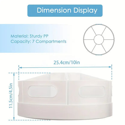 360° Rotating Desk Organizer