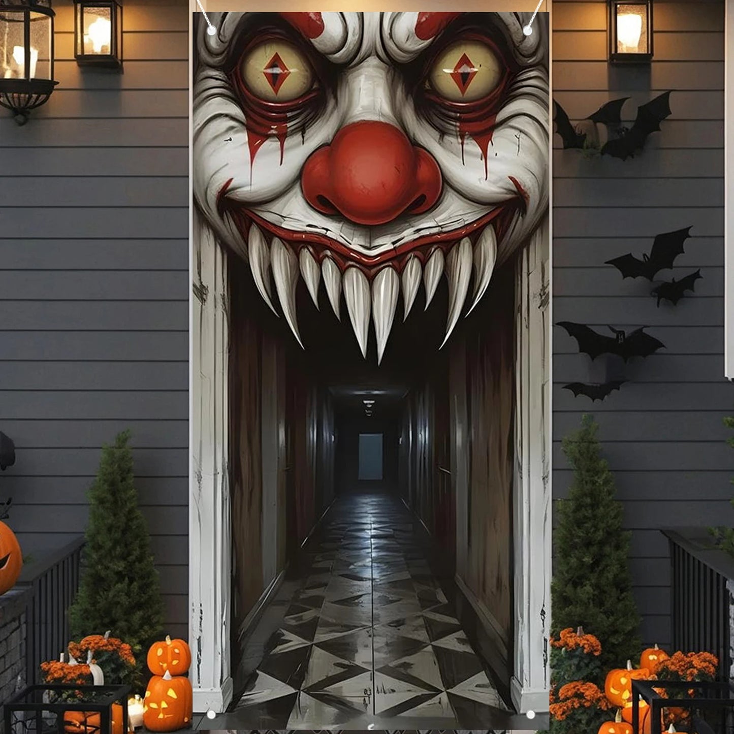 Halloween Decorations For Door Cover