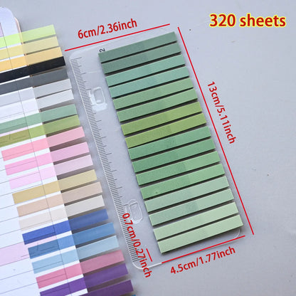 320PCS Clear Sticky Notes