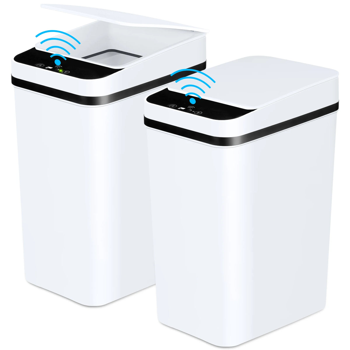 2 Pack 12L Bathroom Automatic Trash