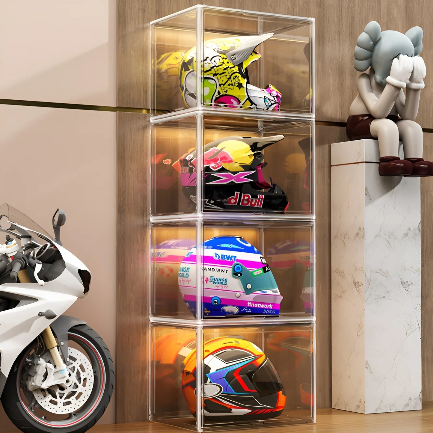 Clear Stackable Storage Case