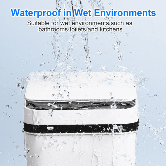 2 Pack 12L Bathroom Automatic Trash