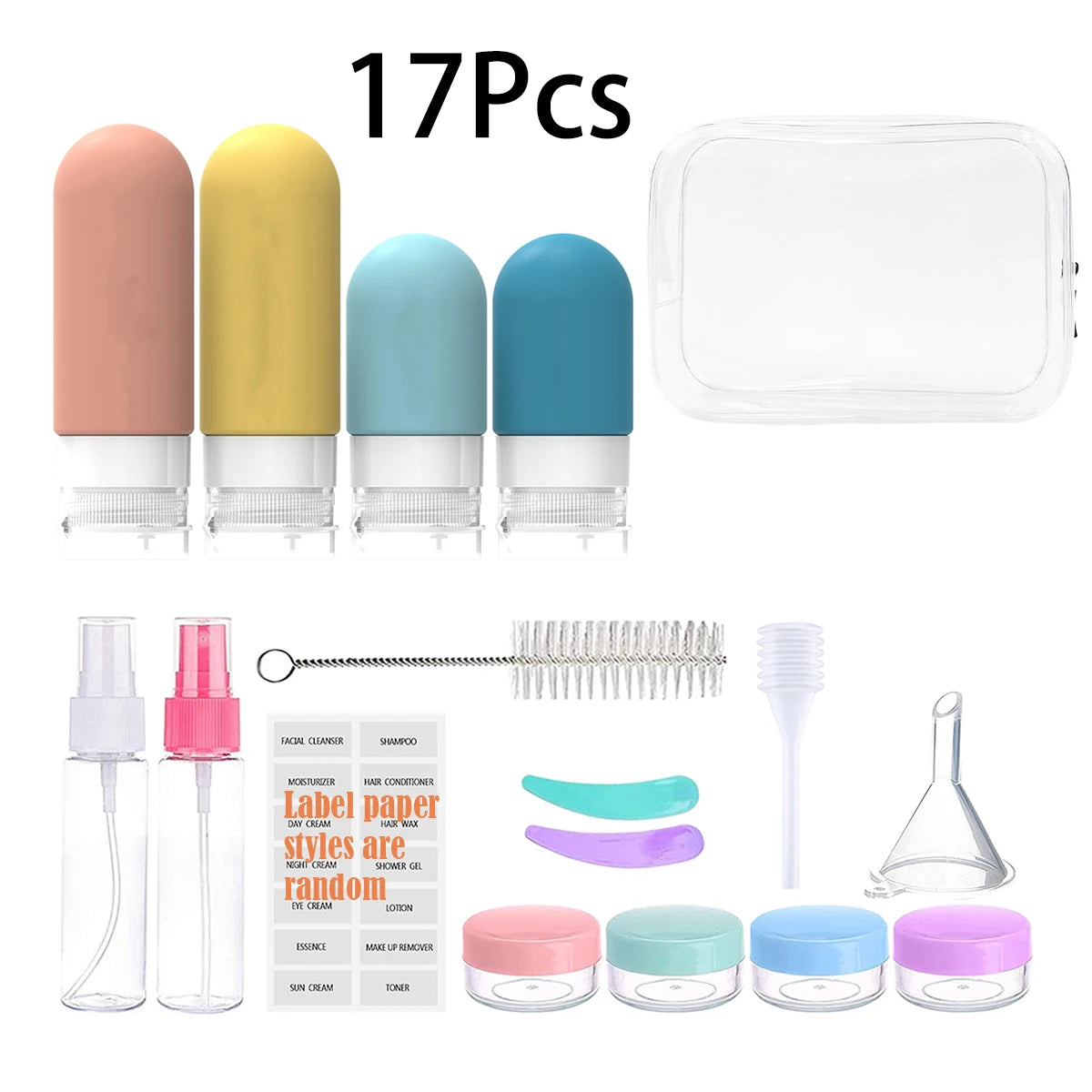 4 Pc/set Travel Bottles for Toiletries