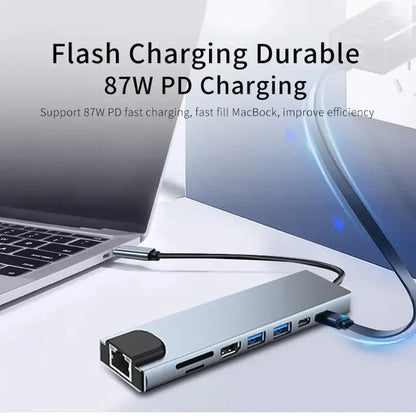 8-in-1 USB-C Hub with 4K HDMI