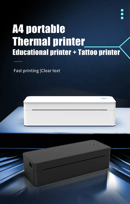 A4 Thermal Printer with Paper Tray