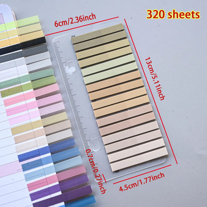 320PCS Clear Sticky Notes