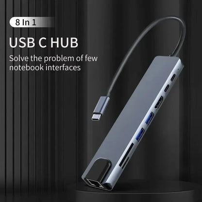 8-in-1 USB-C Hub with 4K HDMI