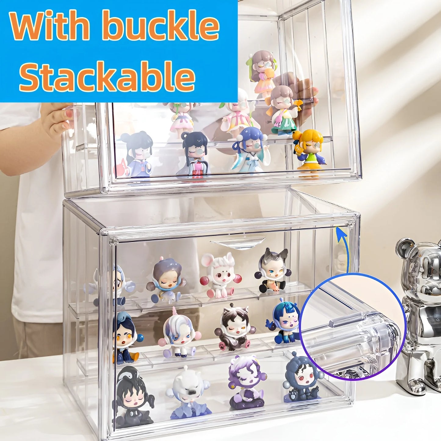 Clear Stackable Storage Case