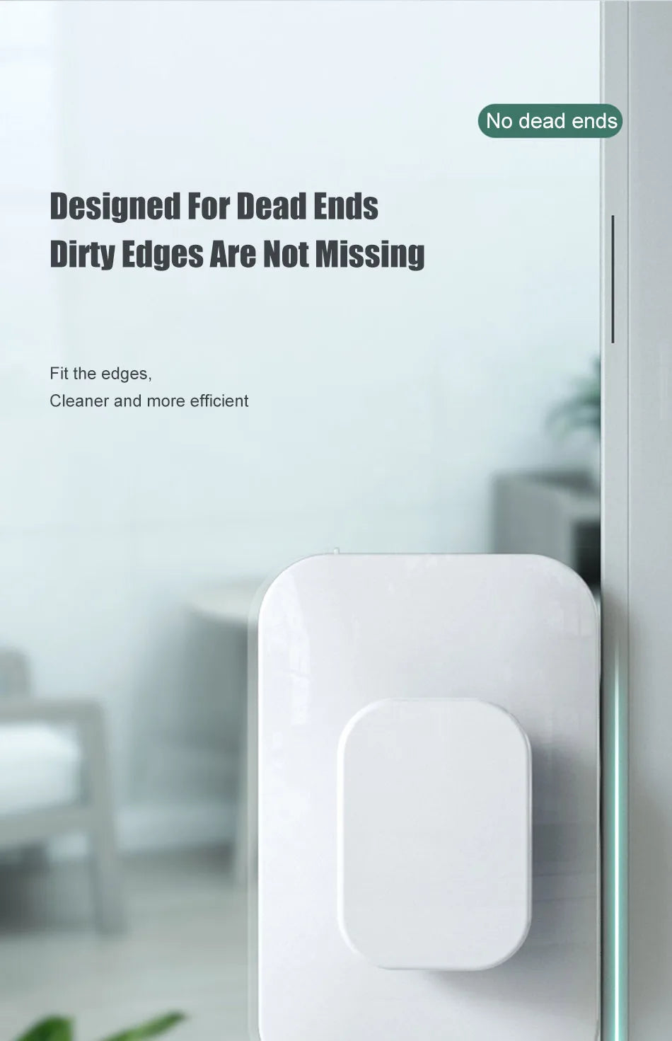 NEW Magnetic Window Cleaner Brush