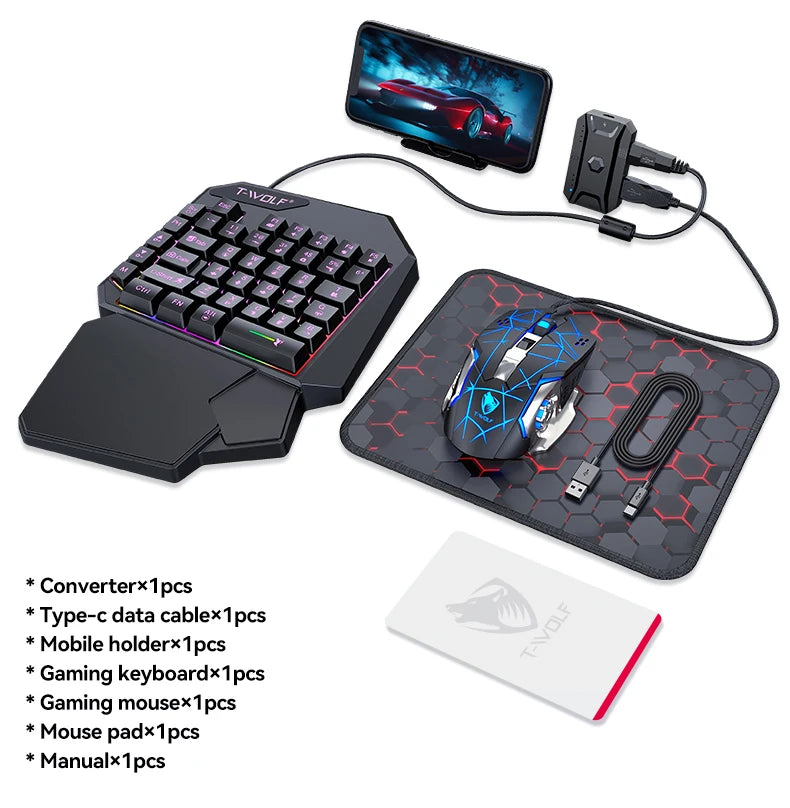 5-in-1 Set for Android and iOS Gaming Gear