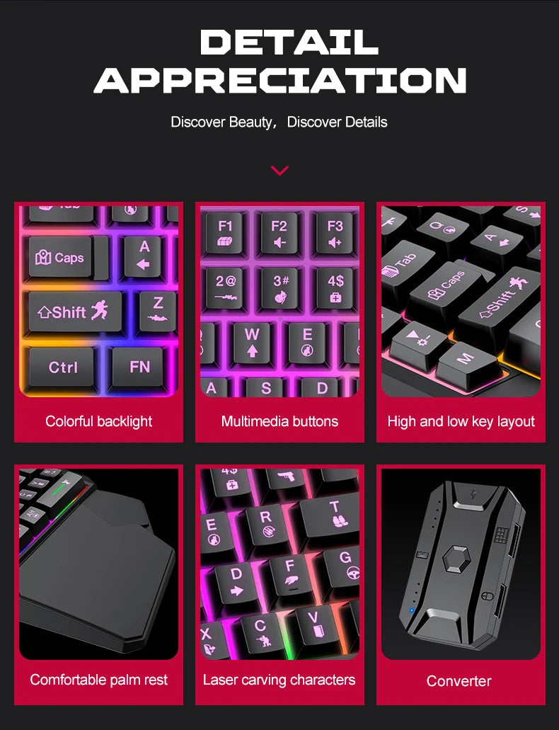 5-in-1 Set for Android and iOS Gaming Gear