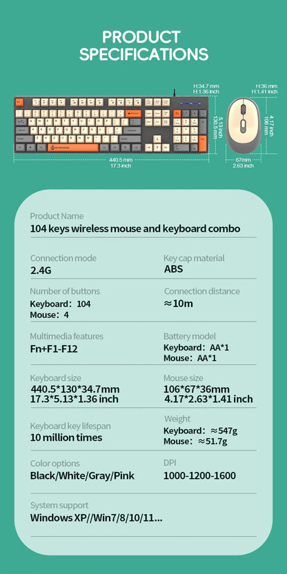 Wireless Keyboard and Mouse