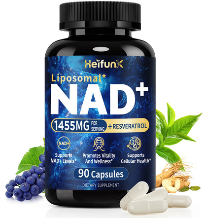 90 Capsules NAD+ Boost-with Resveratrol