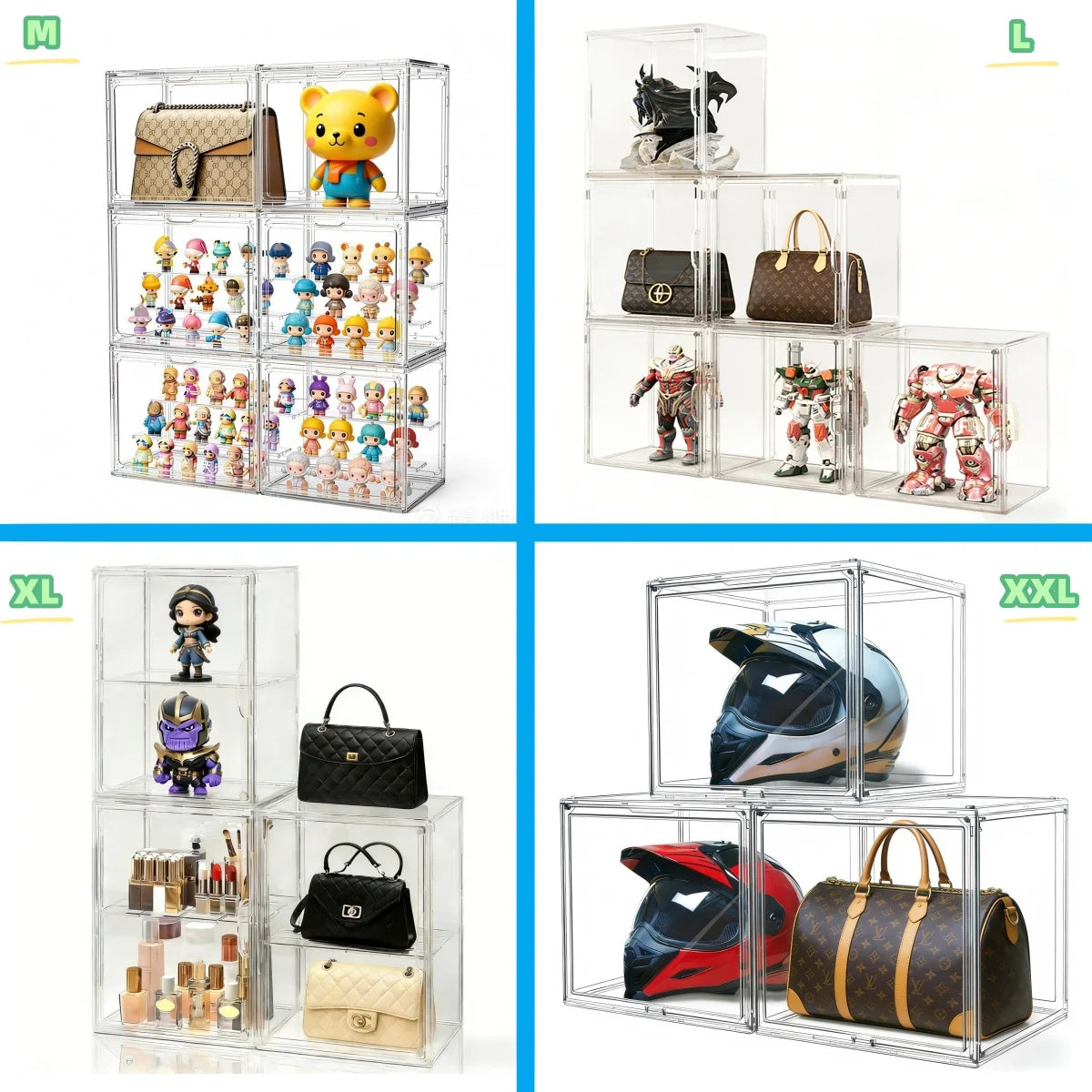 Clear Stackable Storage Case