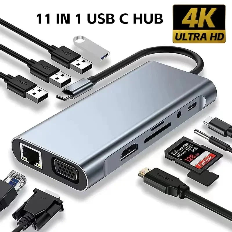 8-in-1 USB-C Hub with 4K HDMI