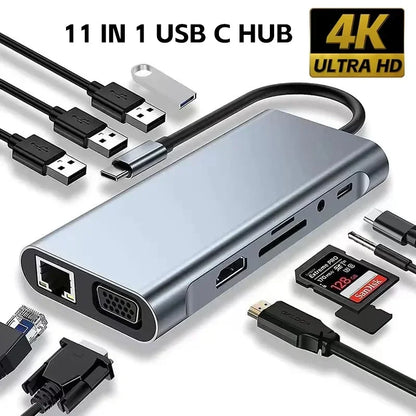 8-in-1 USB-C Hub with 4K HDMI