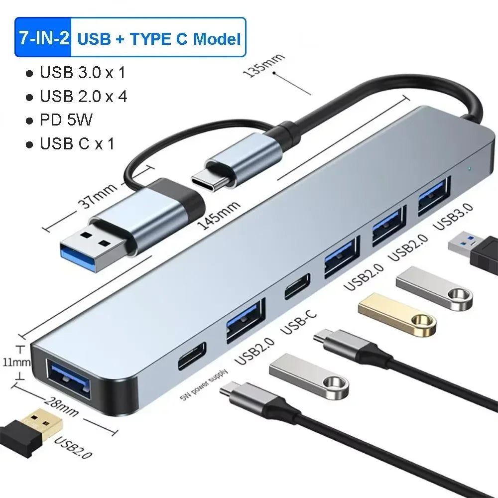 8-in-1 USB-C Hub with 4K HDMI