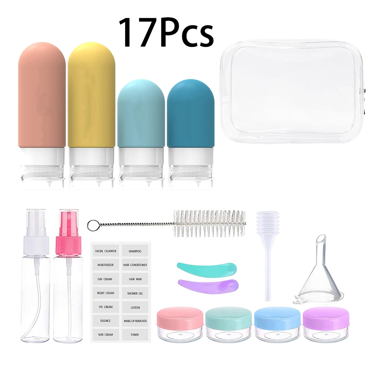 4 Pc/set Travel Bottles for Toiletries