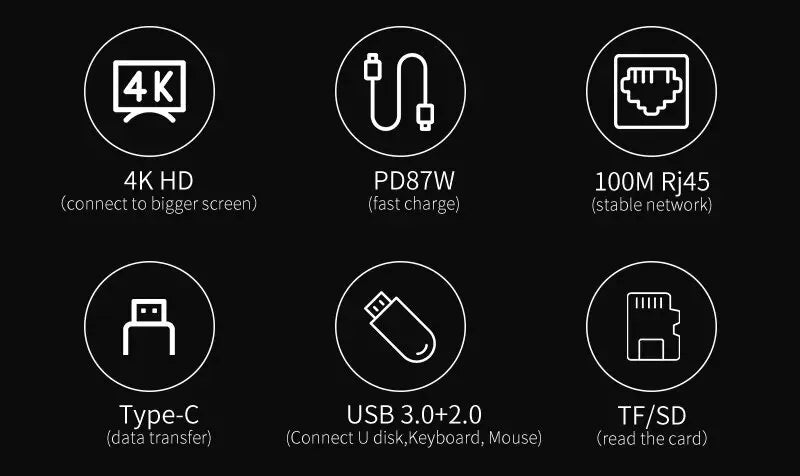 8-in-1 USB-C Hub with 4K HDMI