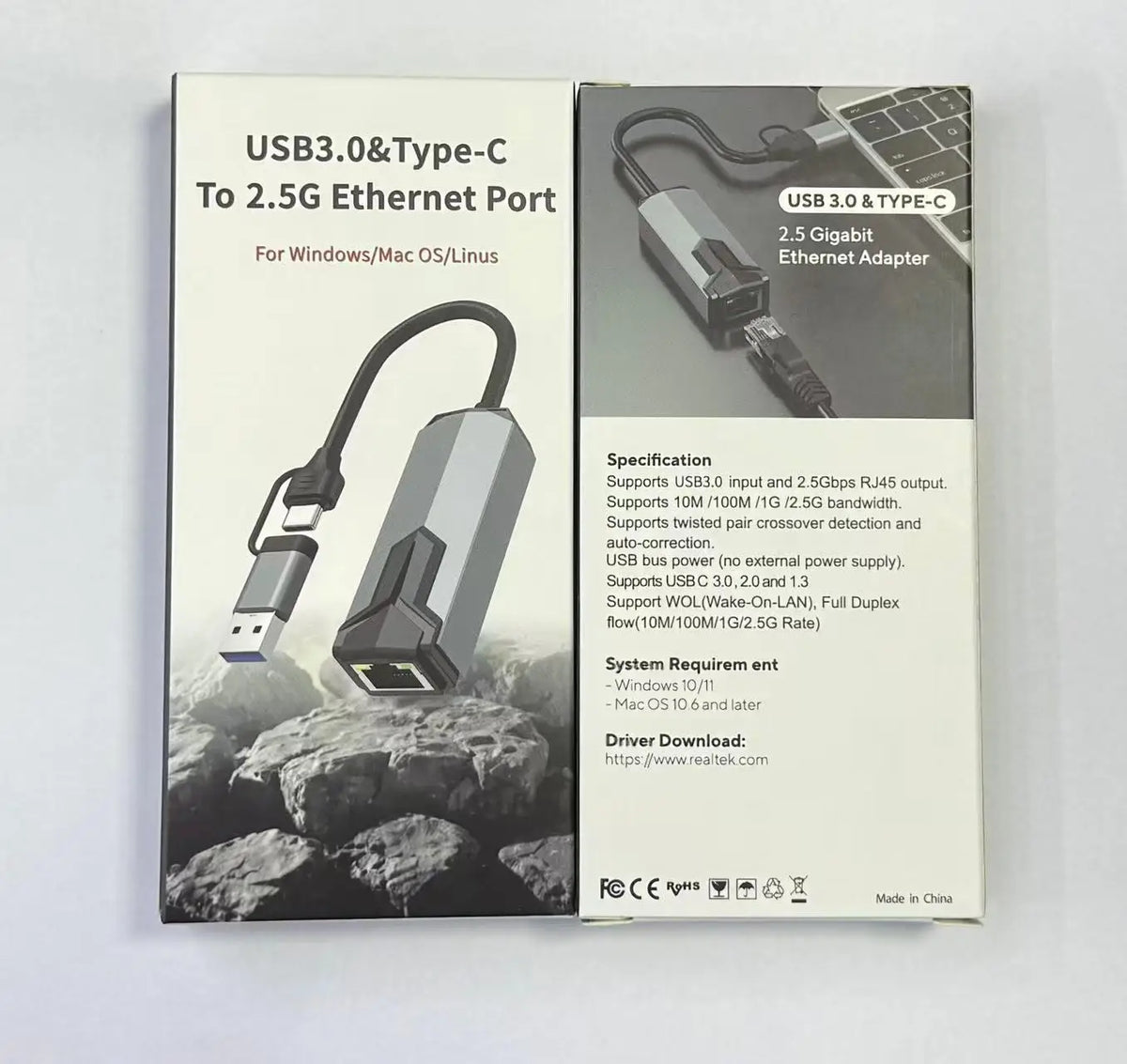 2.5G/5Gbps High Speed Wired Adapter