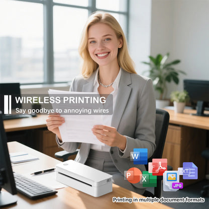 A4 Thermal Printer with Paper Tray