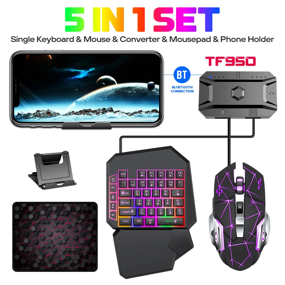 5-in-1 Set for Android and iOS Gaming Gear