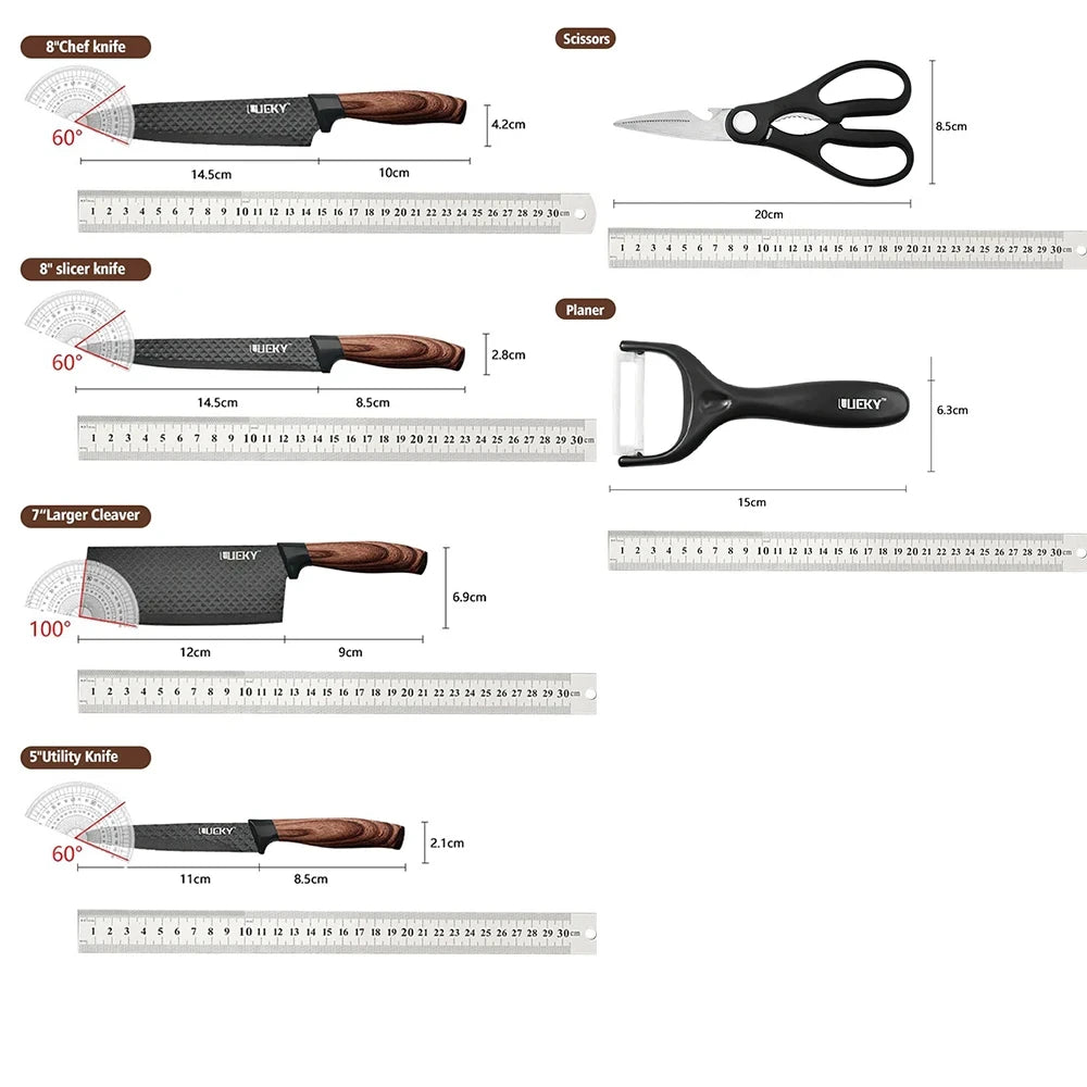 Stainless Steel Kitchen Knife Set