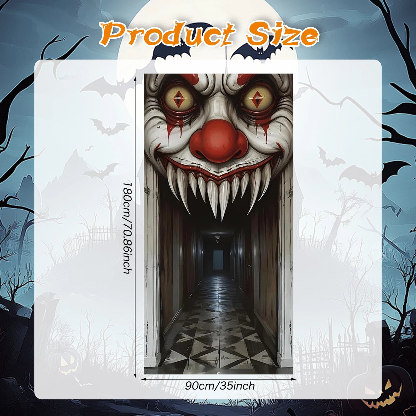 Halloween Decorations For Door Cover