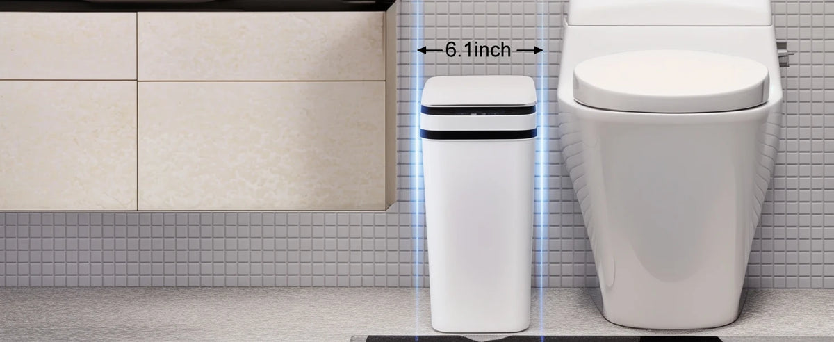 2 Pack 12L Bathroom Automatic Trash