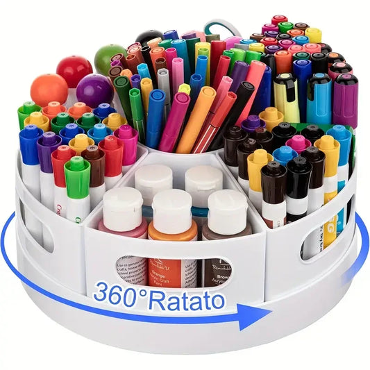 360° Rotating Desk Organizer