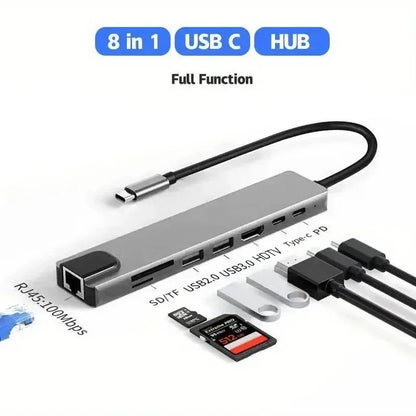 8-in-1 USB-C Hub with 4K HDMI