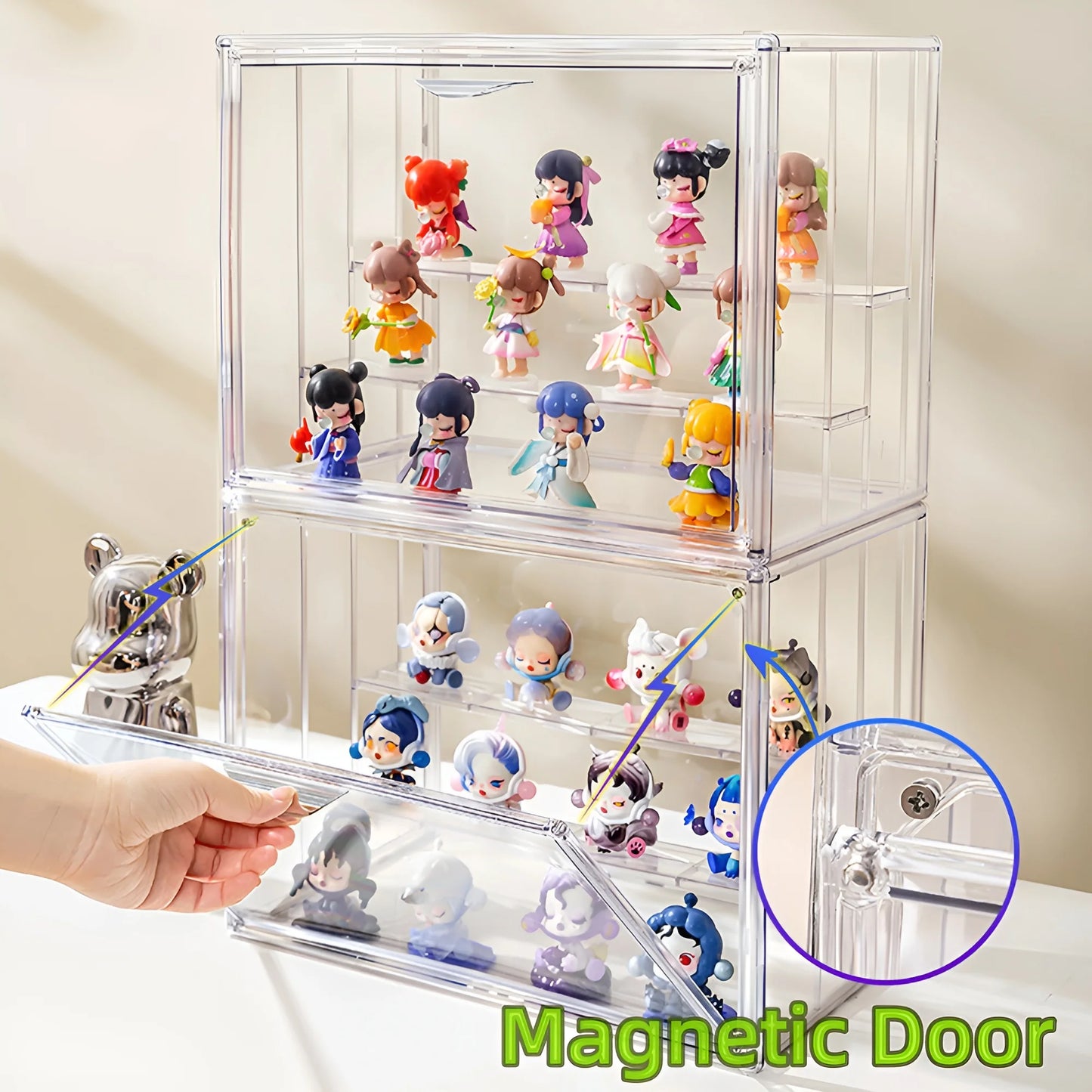 Clear Stackable Storage Case