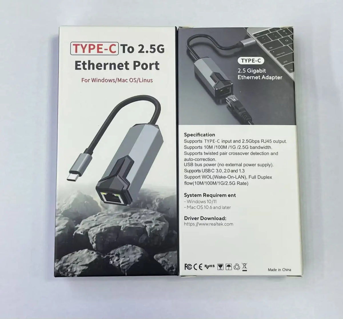 2.5G/5Gbps High Speed Wired Adapter