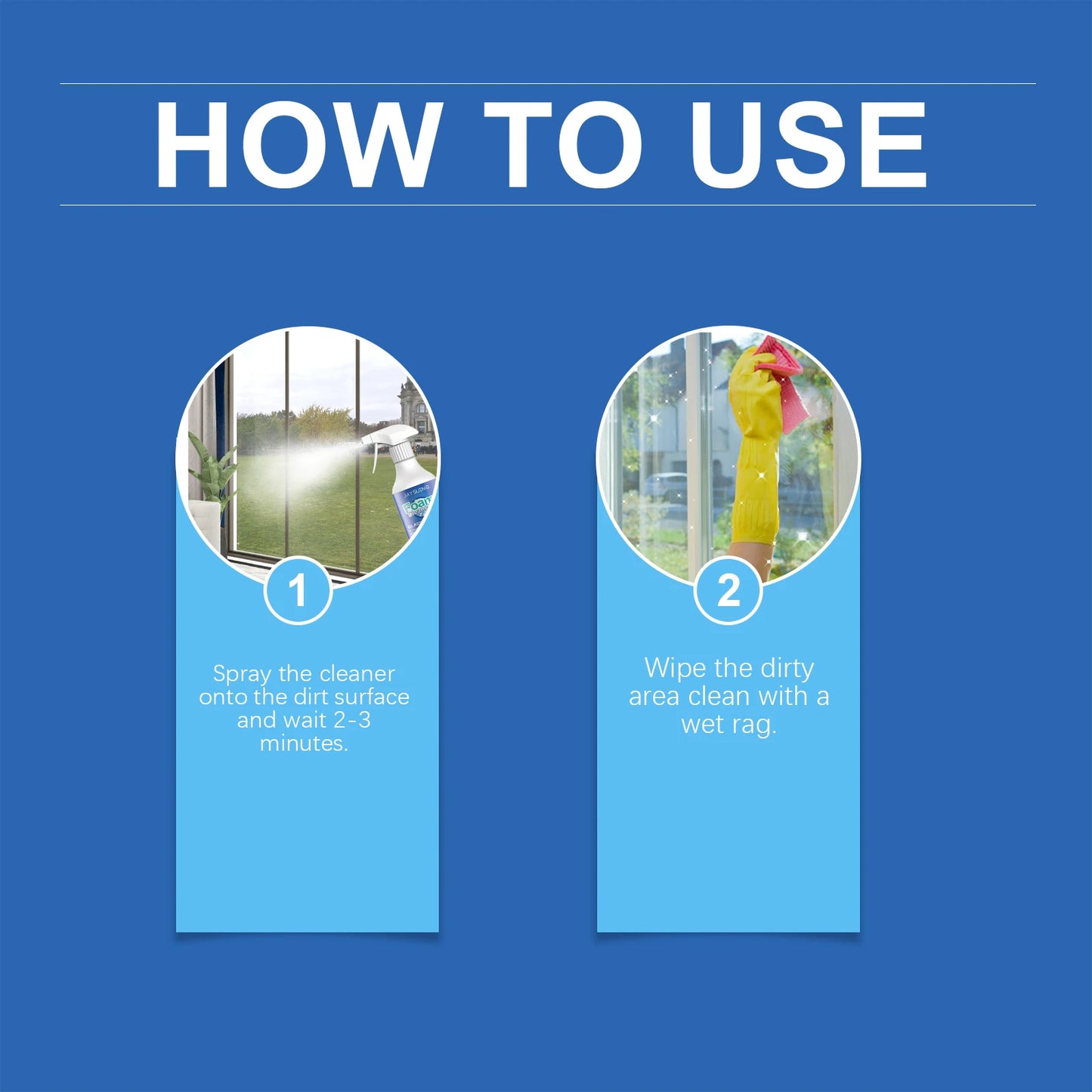 Glass Foam Cleaner Spray
