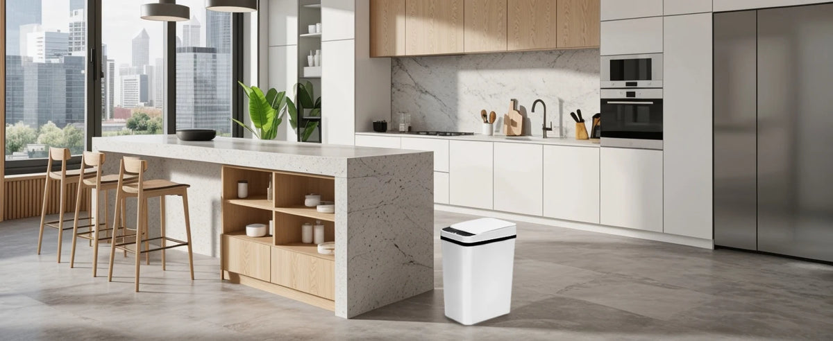 2 Pack 12L Bathroom Automatic Trash