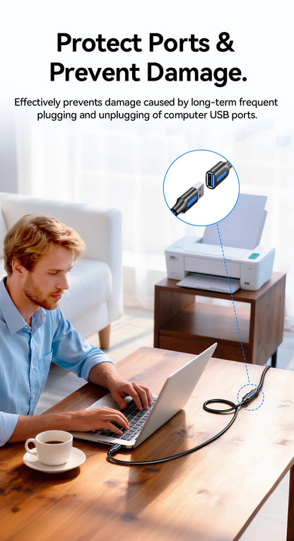 Male to Female USB extender Cable