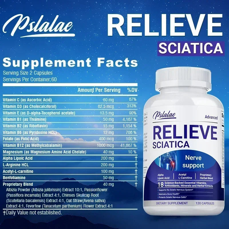 120pcs Sciatica Capsules