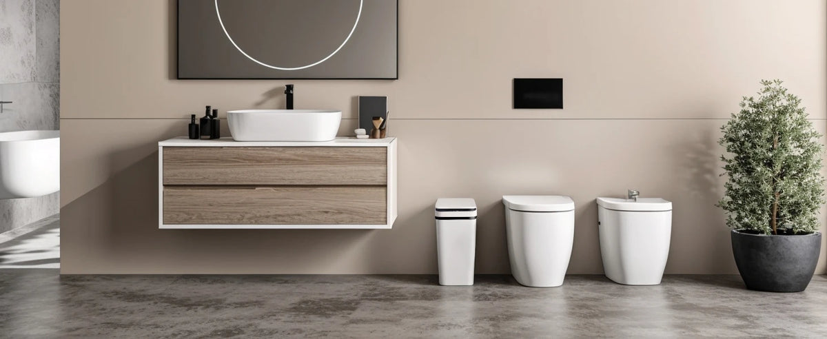 2 Pack 12L Bathroom Automatic Trash