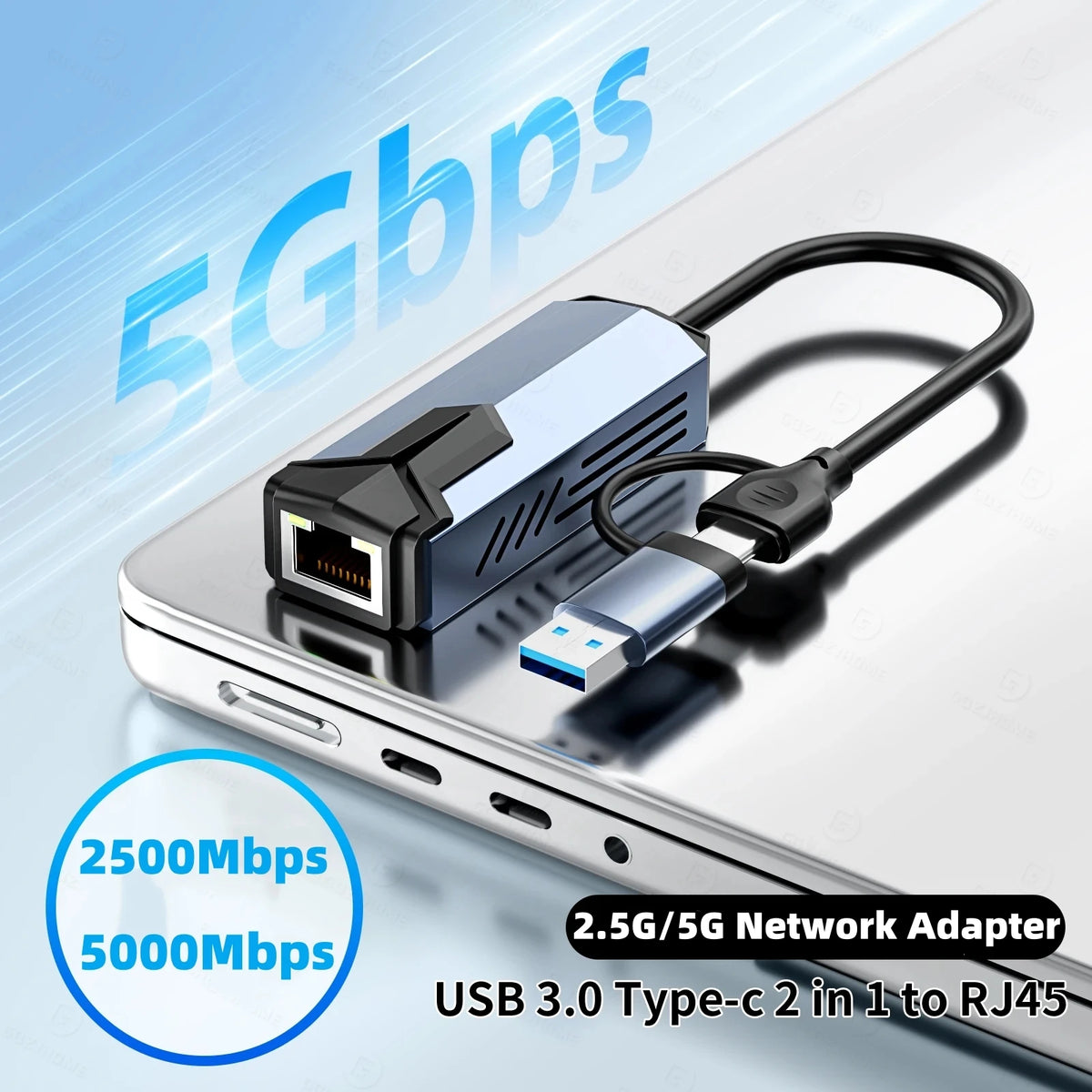 2.5G/5Gbps High Speed Wired Adapter