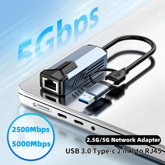 2.5G/5Gbps High Speed Wired Adapter